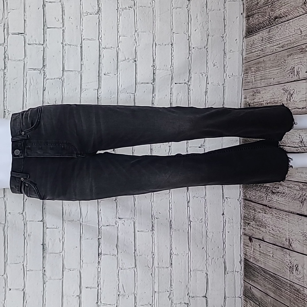 Boyish Brady High Rise Straight Leg Flare Cropped Ankle Jean in Moonfleet -NWT